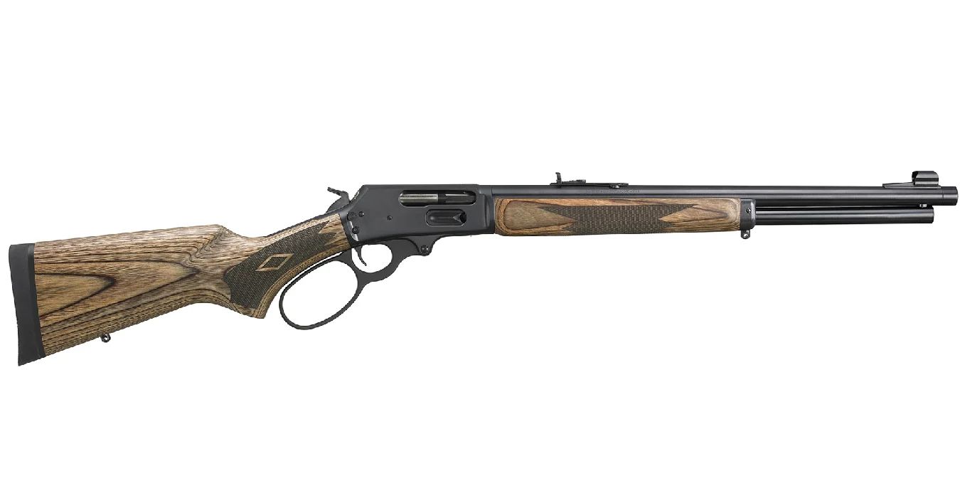 Marlin 1895GBL 45-70 Lever Action Rifle w/ 18.5-inch Barrel and Two-Tone Laminate Stock 1 Marlin 1895GBL 45-70 Lever Action Rifle w/ 18.5-inch Barrel and Two-Tone Laminate Stock